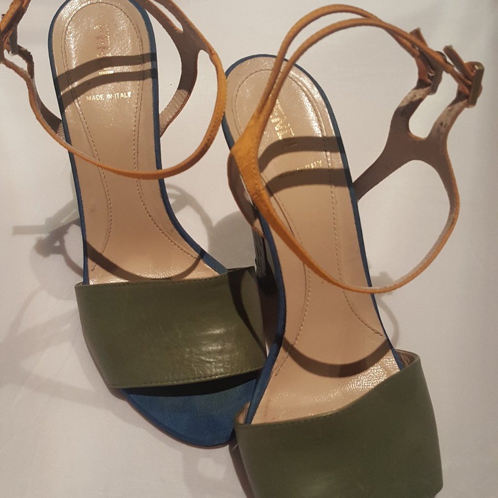 Authentic Fendi Color Block Sandals - image 2